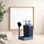 Modern İkili Mutfak Sıvı Sabunluk Seti – Fırça Standlı ve Düzenleyici Panelli